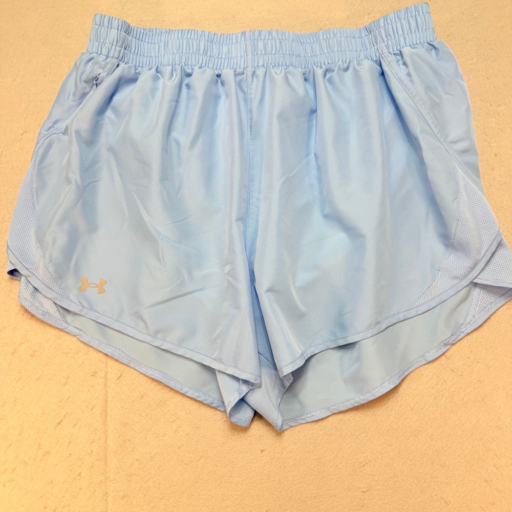 Under Armour Fly‎ By 2.0 Running Shorts Athletic Gym Lightweight Blue 1X, Sports